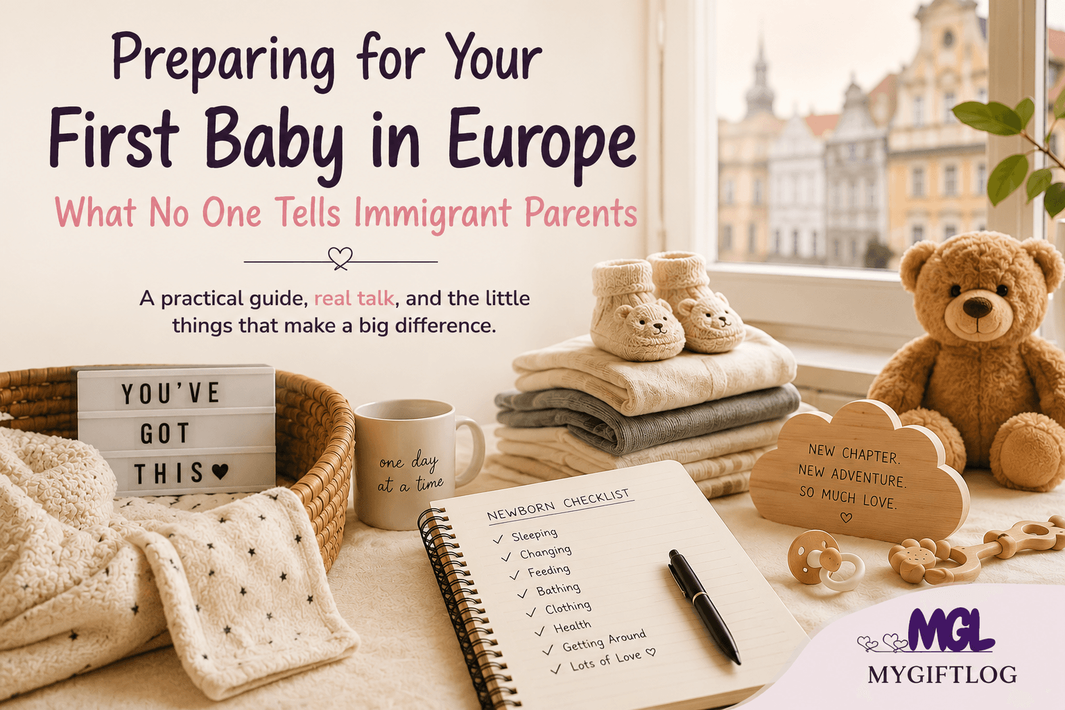 Checklist for preparing for your first baby in Europe